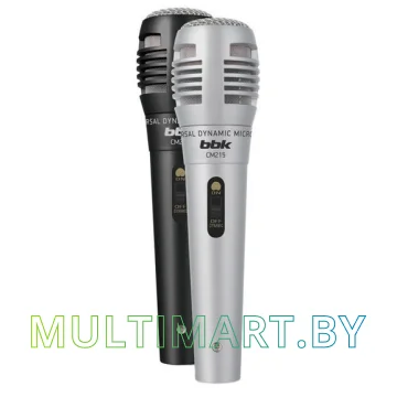 Микрофон BBK CM215 (черный/серебристый)